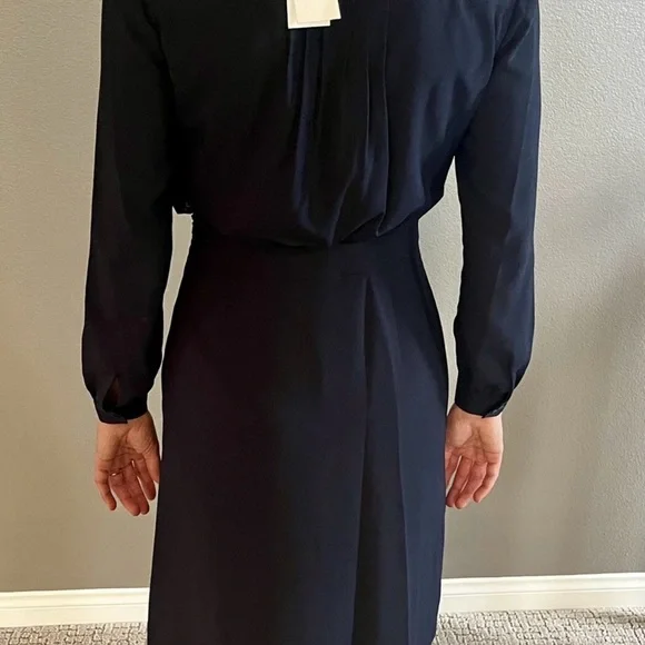 Tory Burch Classic Black Long Sleeve Dress - Picture 2 of 6